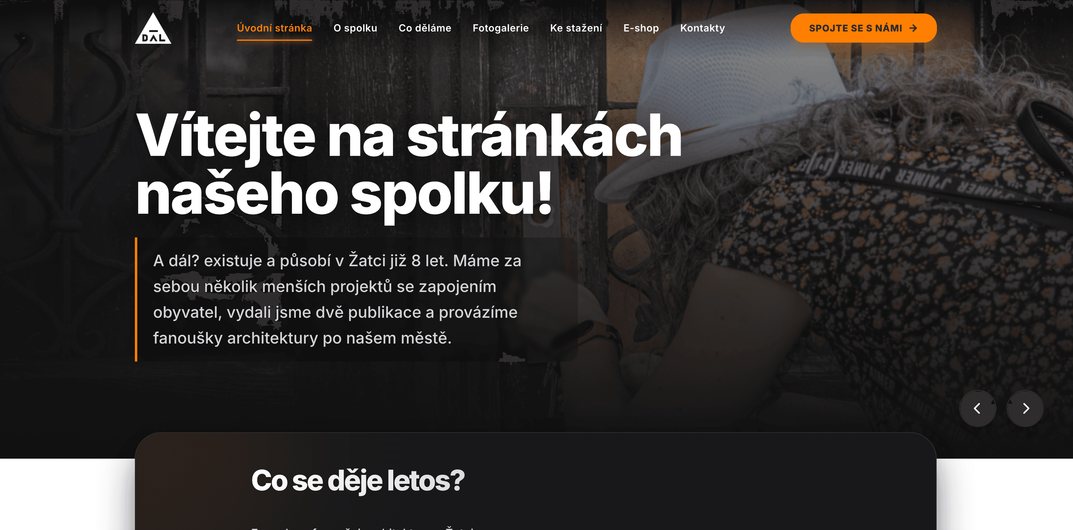 Web pro spolek A dál?
