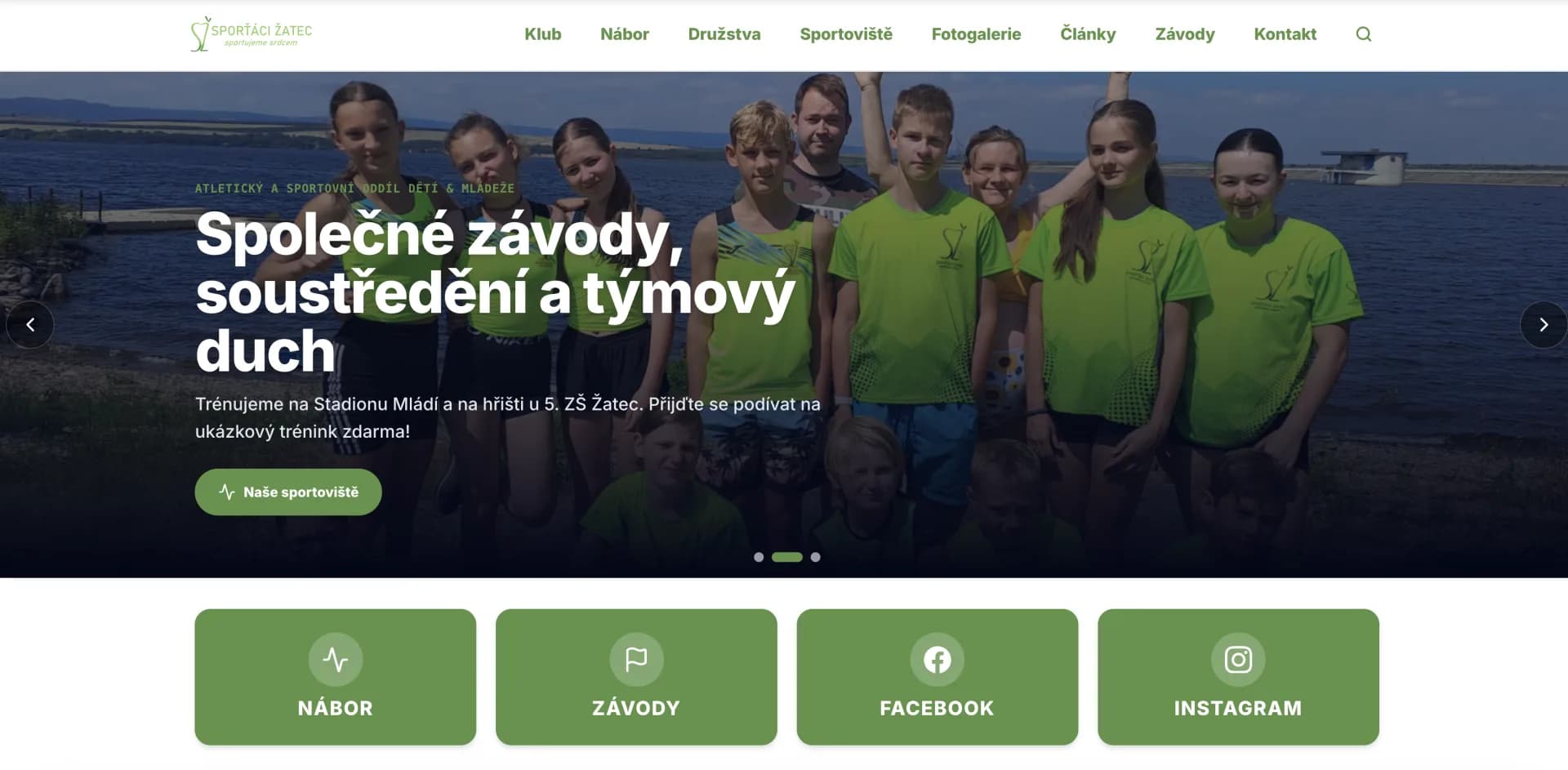 Web pro Sporťáky Žatec